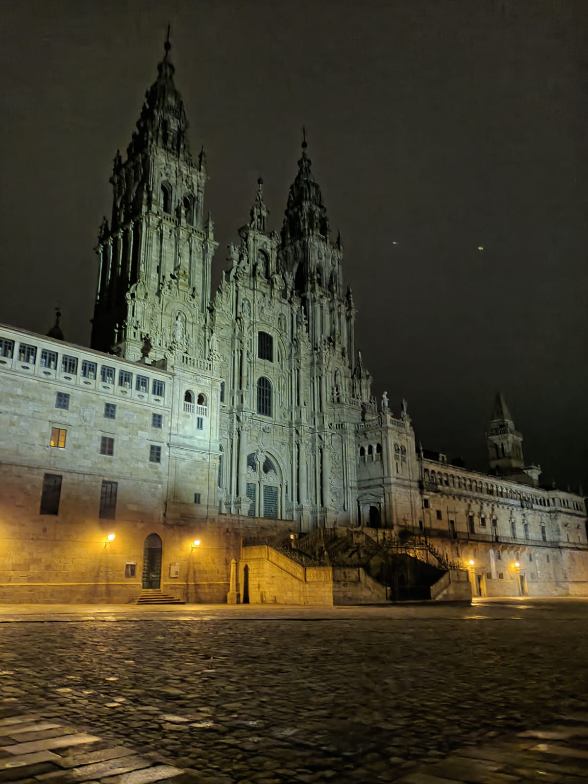 Santiago Cathedral at dawn