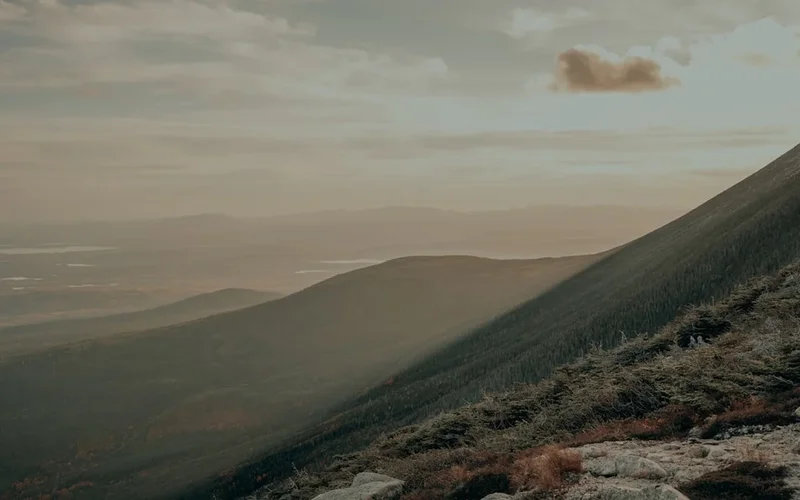 Scenic landscape of Appalachian Trail in USA