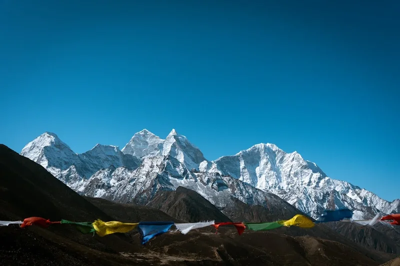 Scenic landscape of Everest Base Camp Day Hike in Nepal