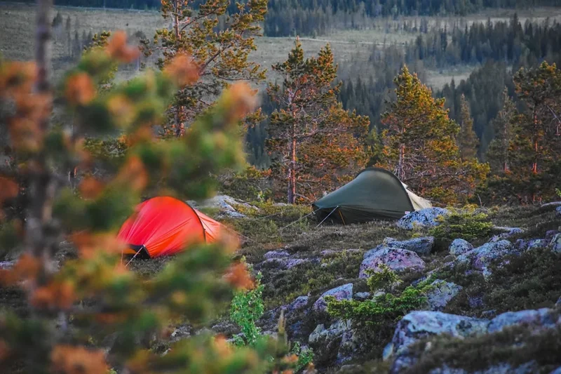 Scenic landscape of Fjällräven Classic Sweden in Sweden