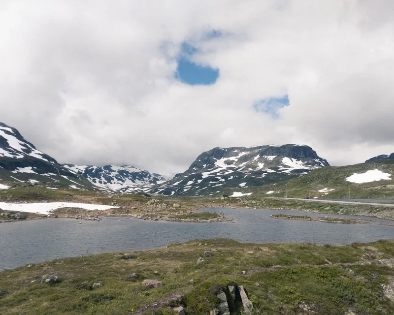Scenic landscape of Husfjellet Summit Trail in Norway