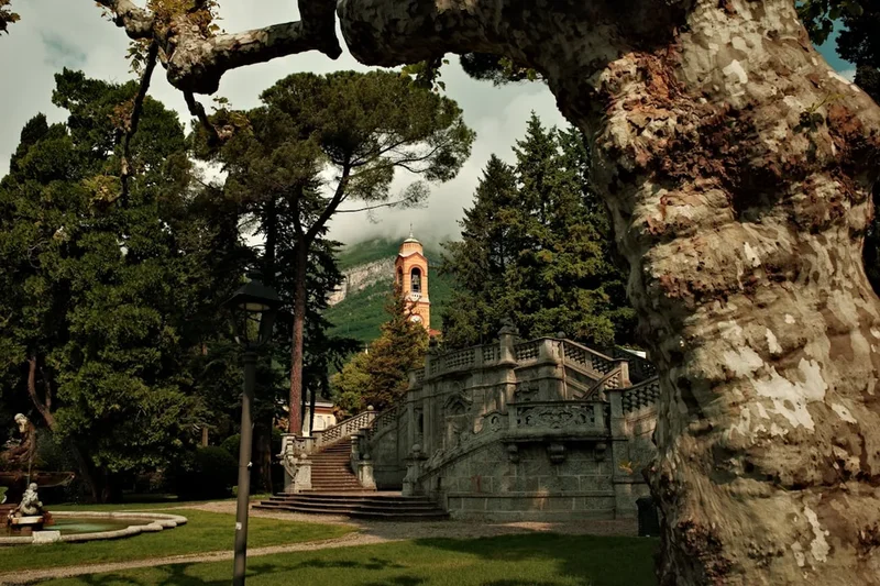 Scenic landscape of Monte Sant'Angelo Pilgrimage in Italy