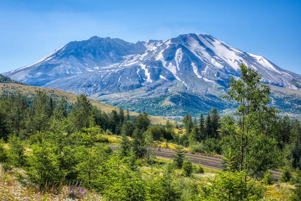 Mount St. Helens Summer Route Photo