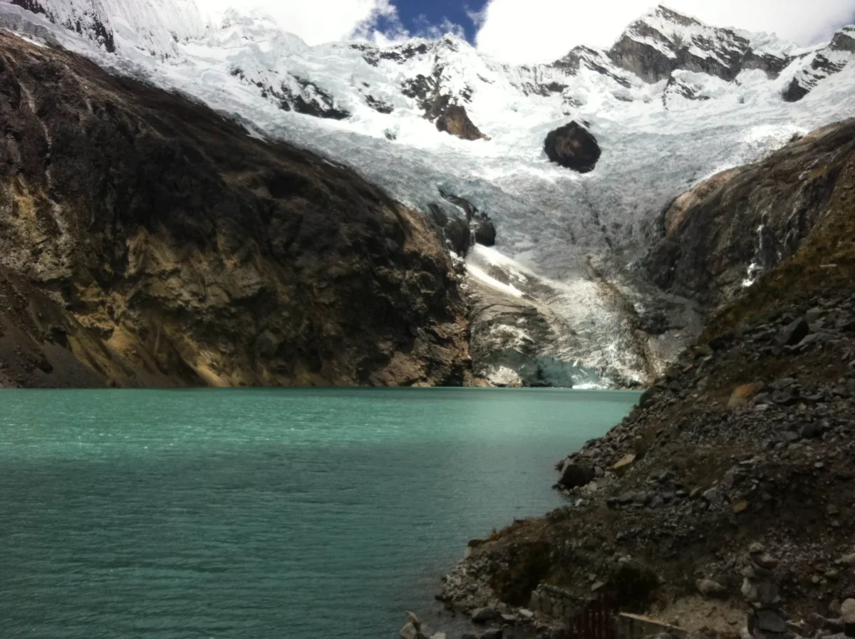 Scenic landscape of Alpamayo Circuit in Peru