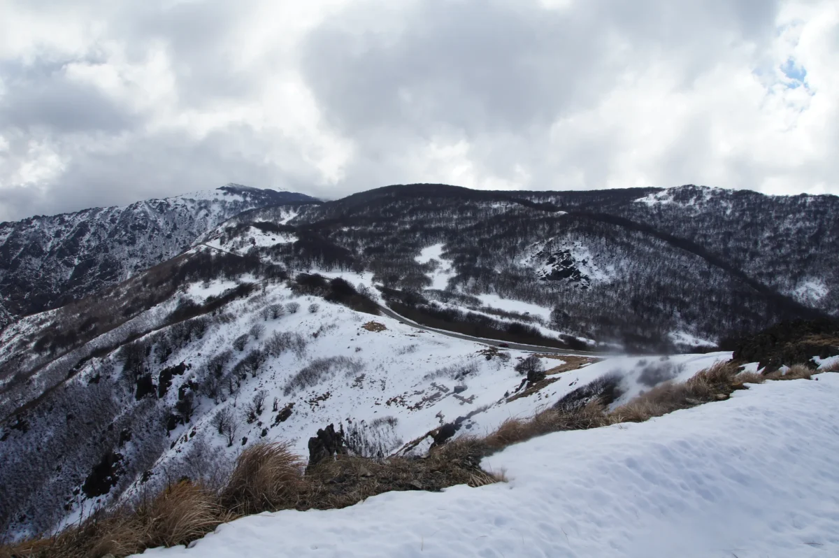 Scenic landscape of Alta Via dei Monti Liguri in Italy