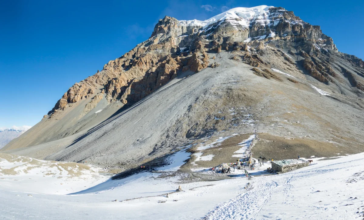 Scenic landscape of Annapurna Circuit in Nepal