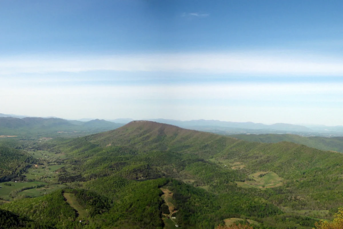 Scenic landscape of Appalachian Trail in USA