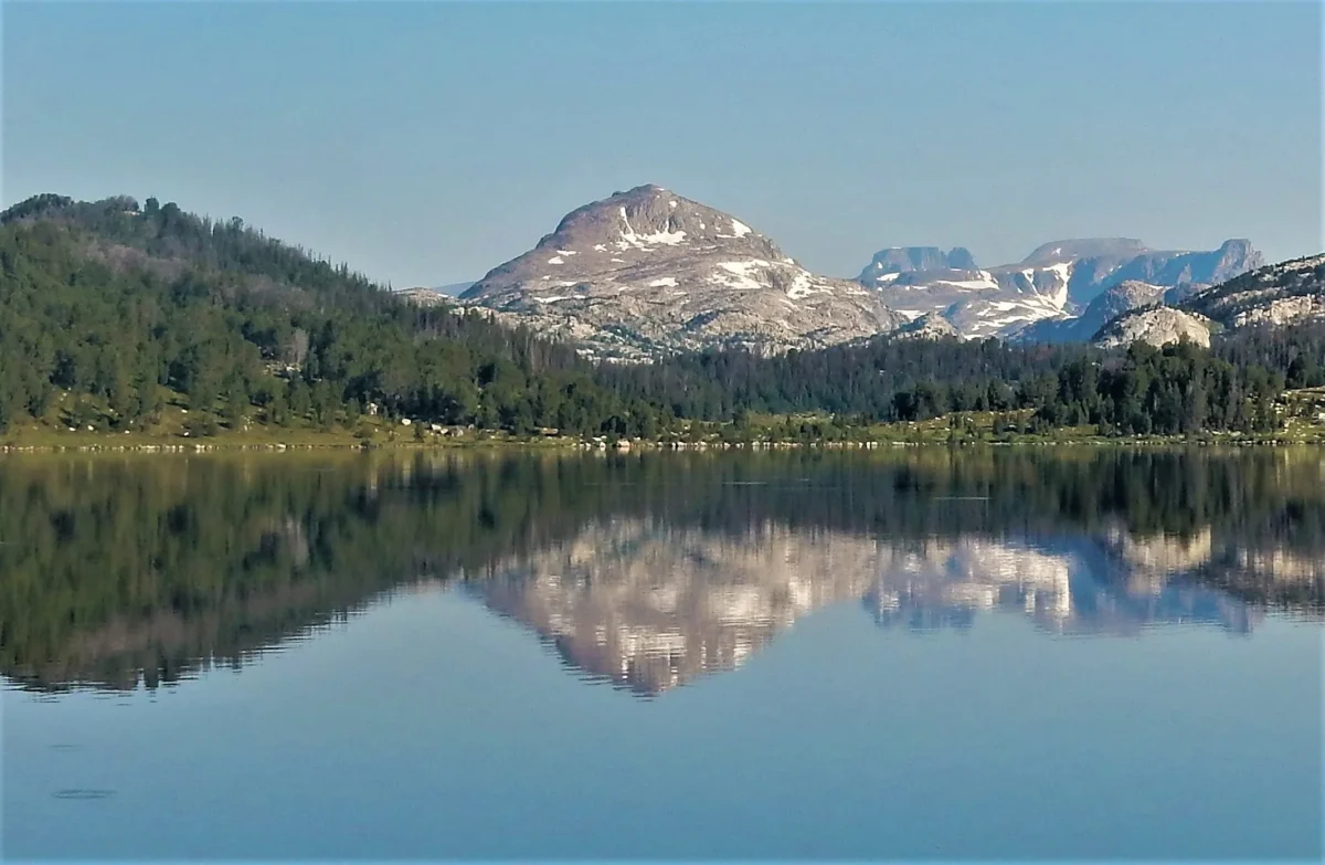 Scenic landscape of Beartooth High Lakes Trail in USA