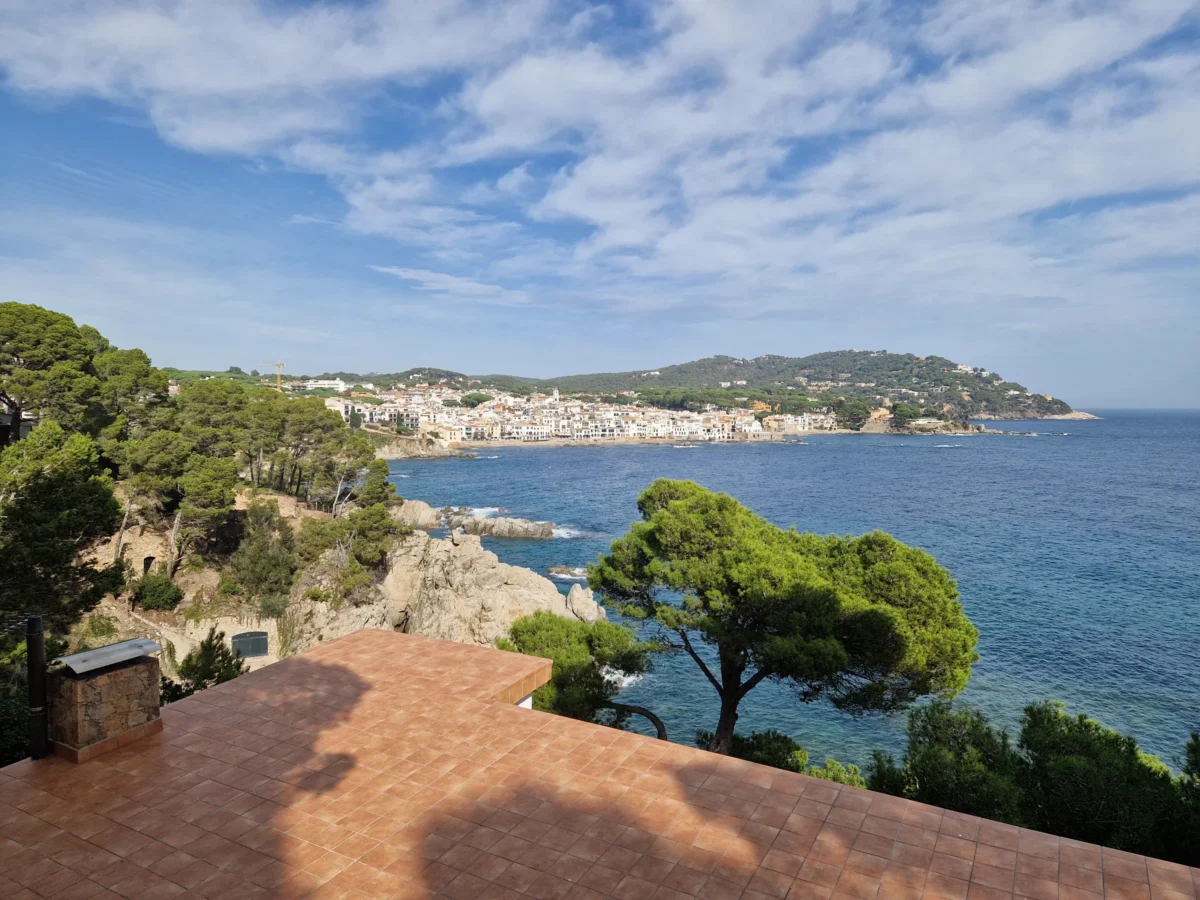 Scenic landscape of Costa Brava Coastal Trail in Spain