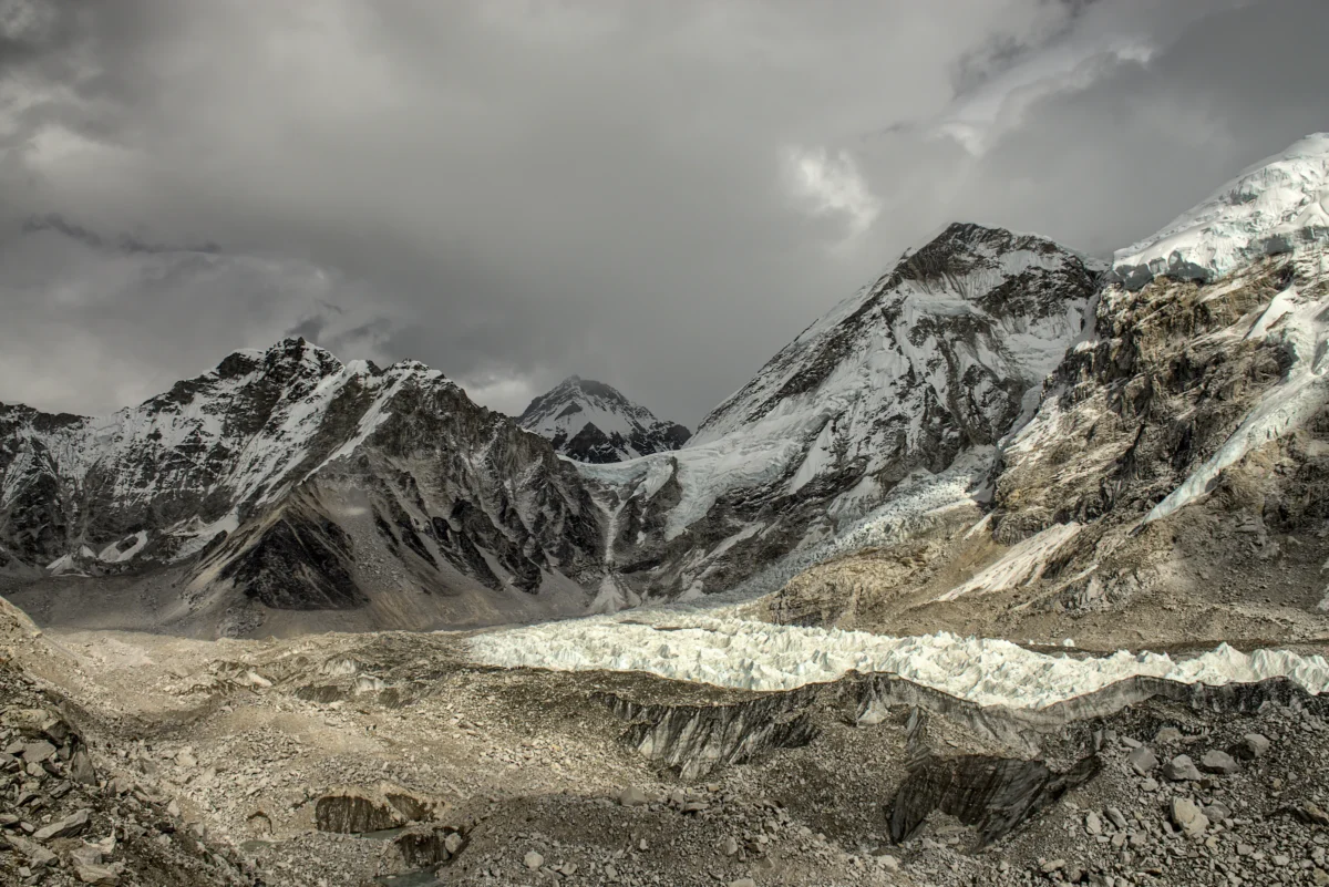 Scenic landscape of Everest Base Camp Day Hike in Nepal