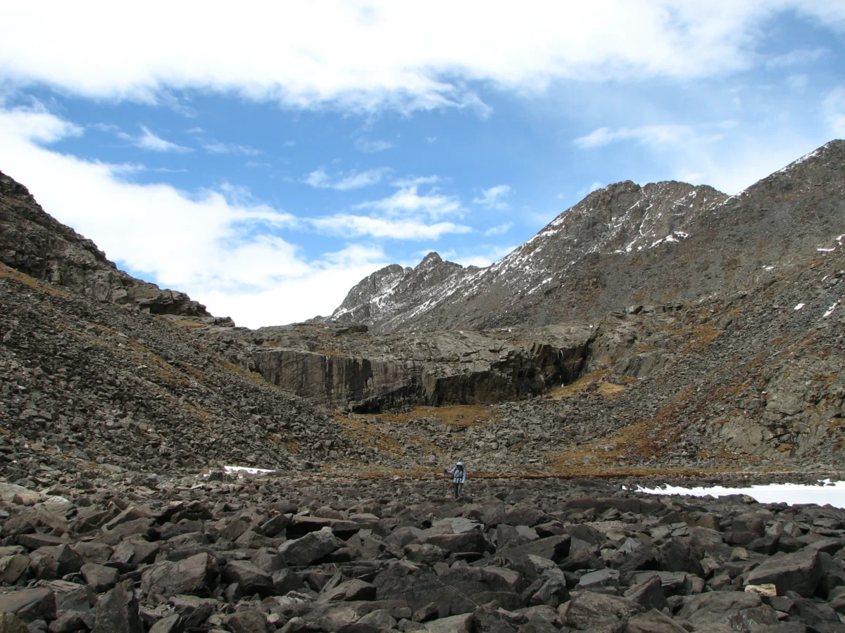 Scenic landscape of Ganden to Samye Trek in China