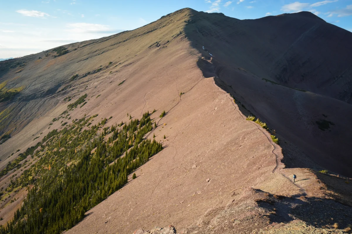 Scenic landscape of Great Divide Trail in Canada
