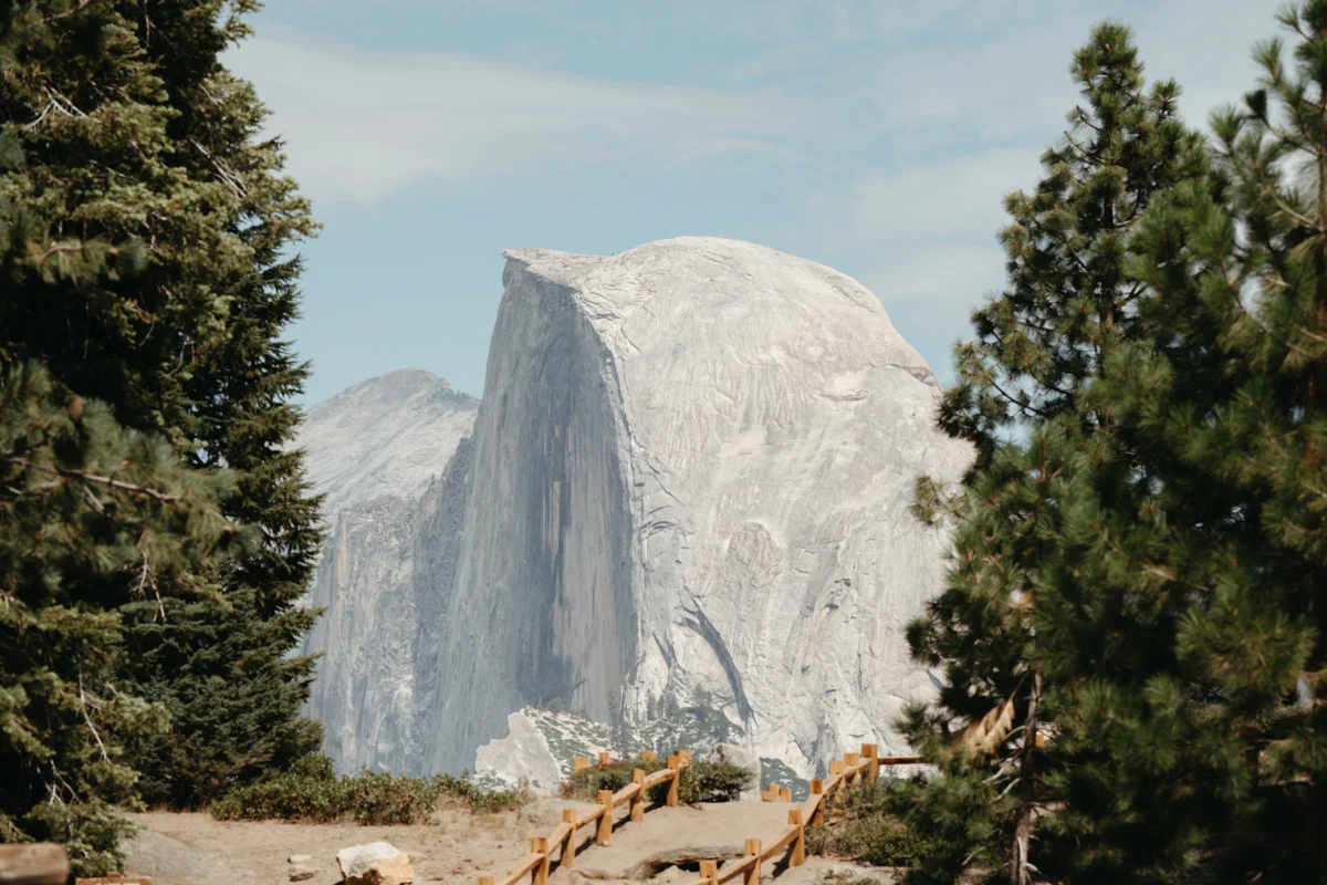 Scenic landscape of Half Dome Hike in USA