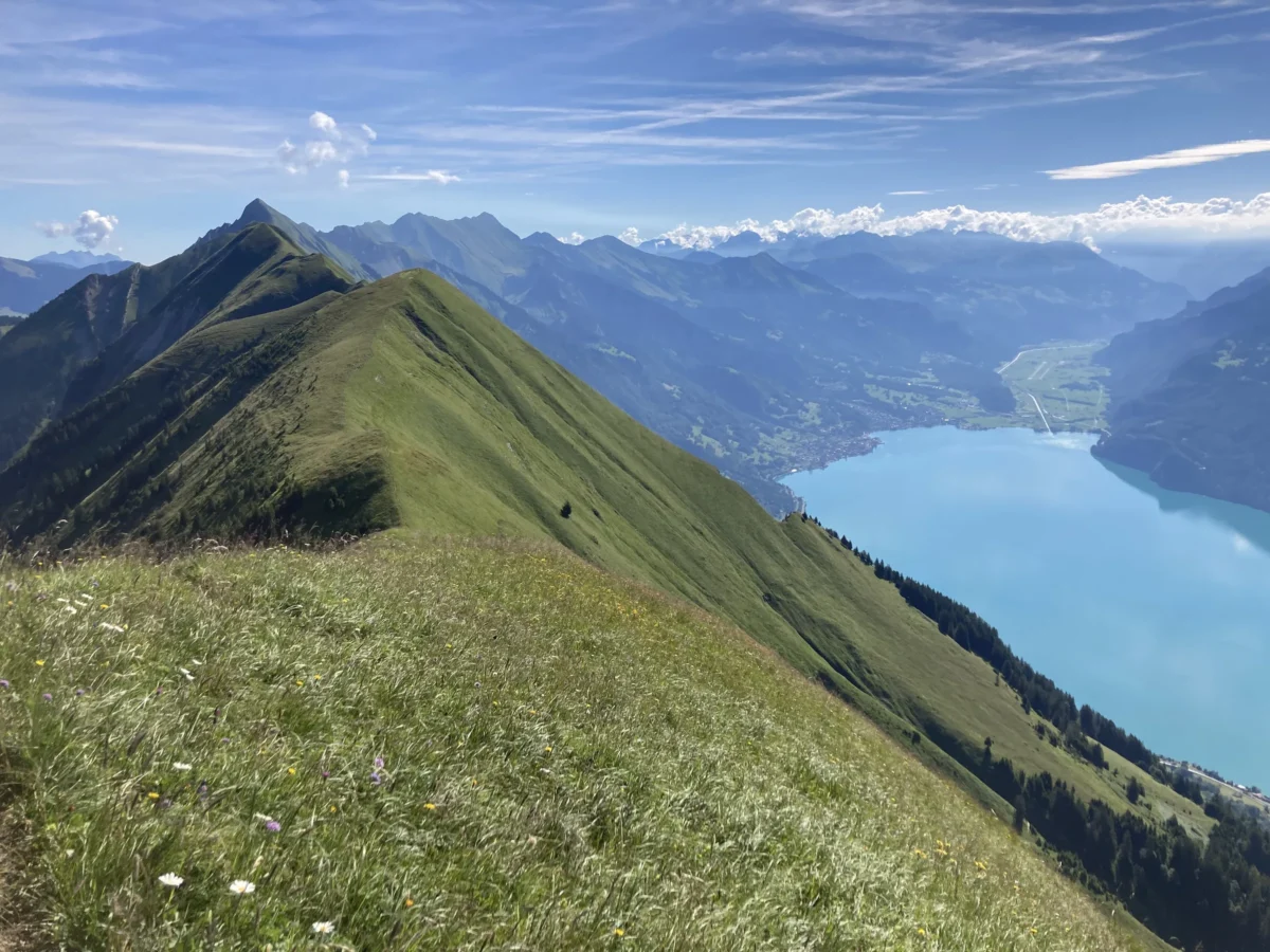Scenic landscape of Hardergrat Trail in Switzerland