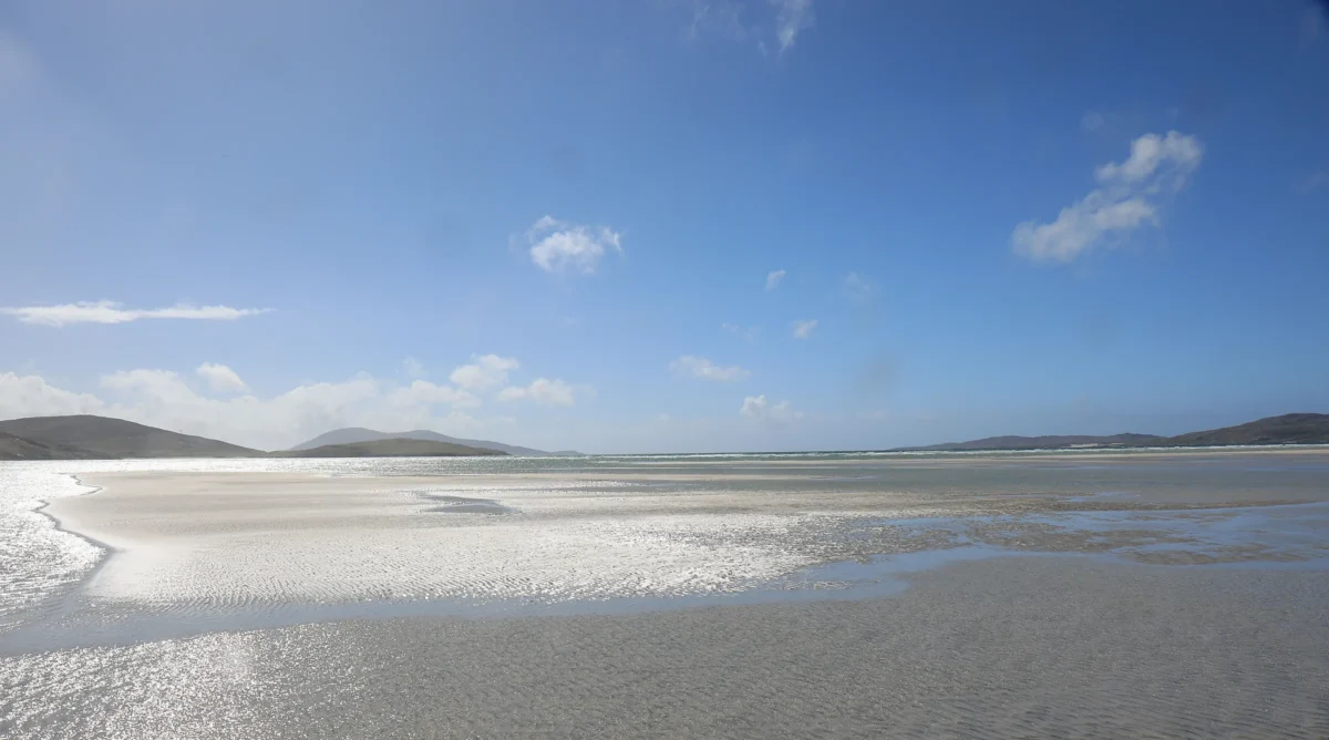 Scenic landscape of Hebridean Way Coastal Segments in Scotland