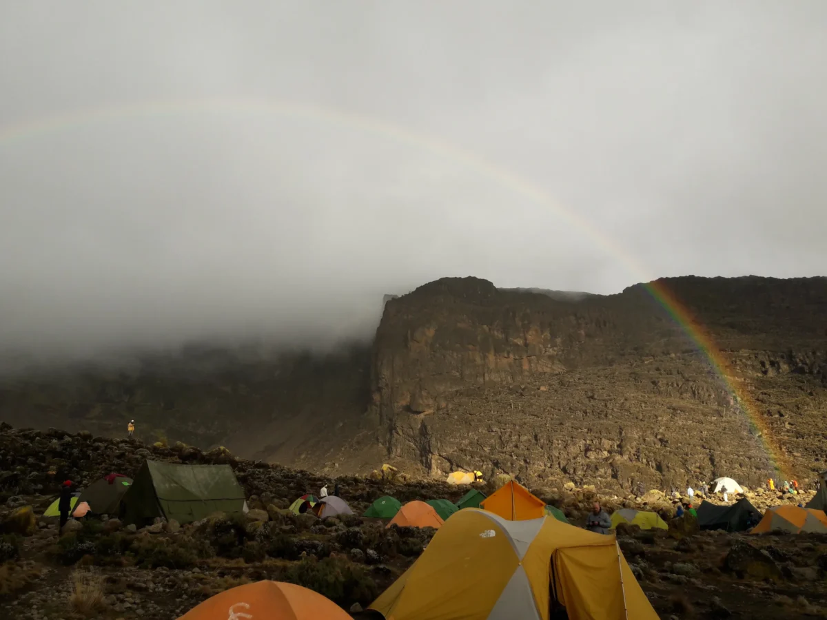 Scenic landscape of Kilimanjaro Umbwe Route in Tanzania