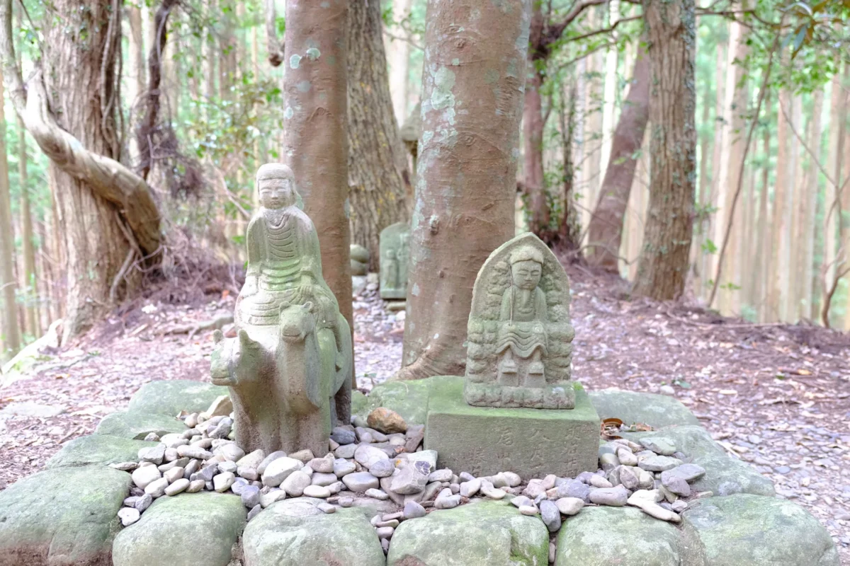 Scenic landscape of Kumano Kodo (Nakahechi) in Japan