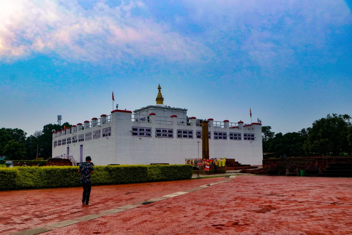 Scenic landscape of Lumbini Pilgrimage Walk in Nepal