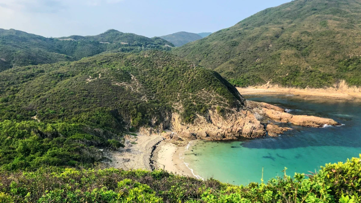 Scenic landscape of MacLehose Trail in Hong Kong