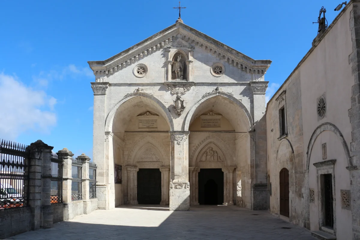 Scenic landscape of Monte Sant'Angelo Pilgrimage in Italy