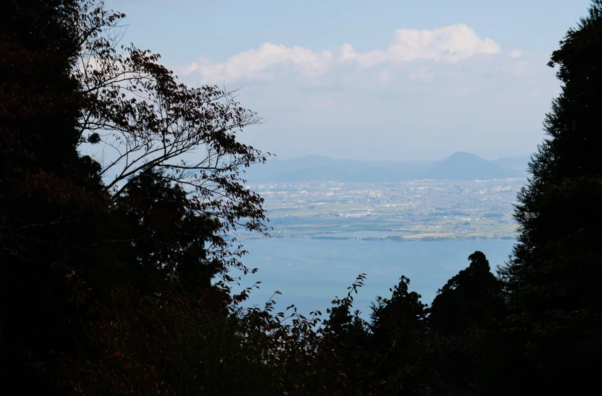 Scenic landscape of Mount Hiei Pilgrimage in Japan