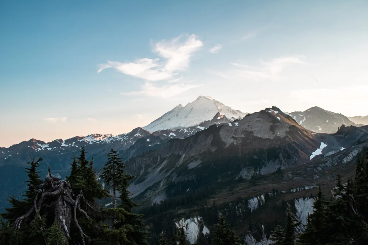 Scenic landscape of Pacific Northwest Trail in USA