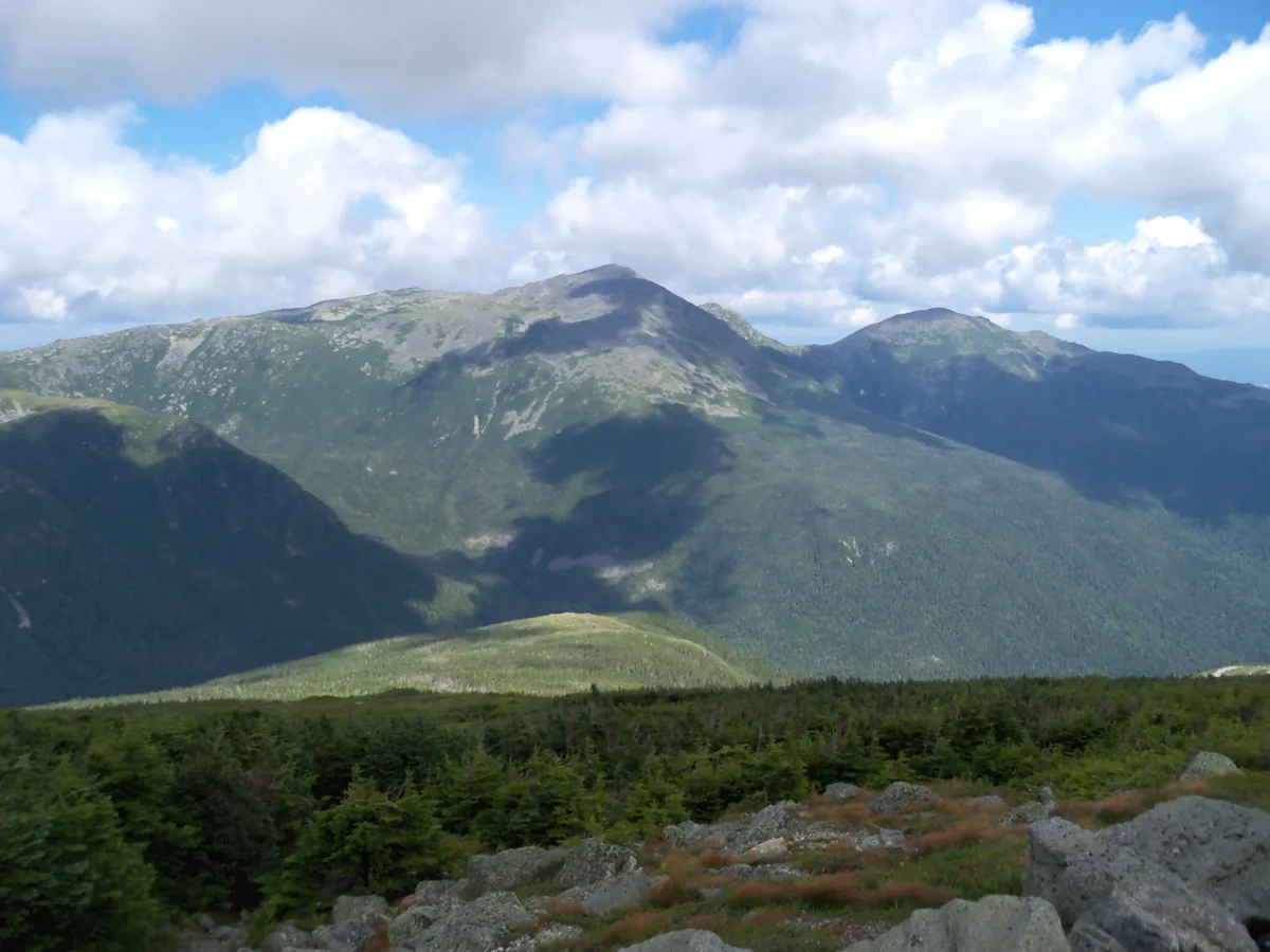 Scenic landscape of White Mountains Presidential Traverse in USA