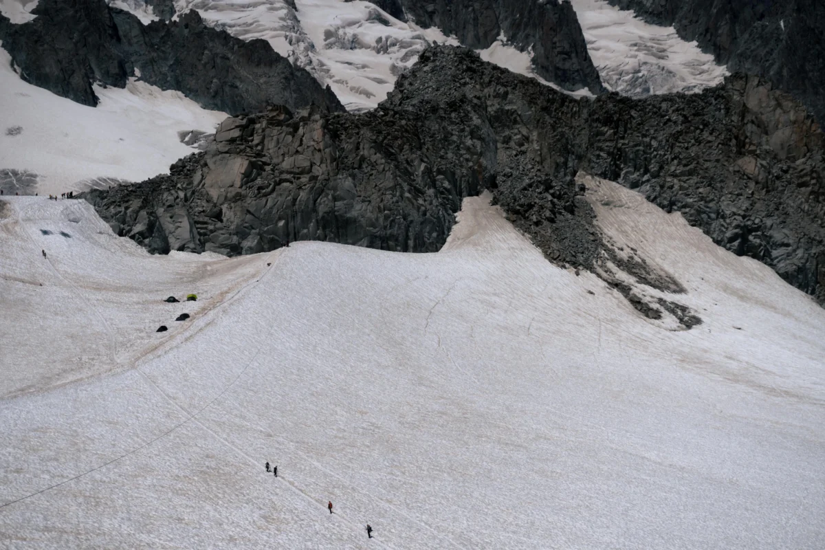 Punta Helbronner to Rifugio Torino Photo