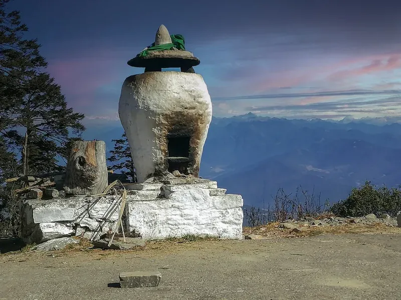 Scenic landscape of Snowman Trek in Bhutan