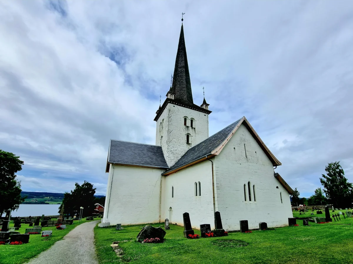 Scenic landscape of St. Olav Ways in Norway