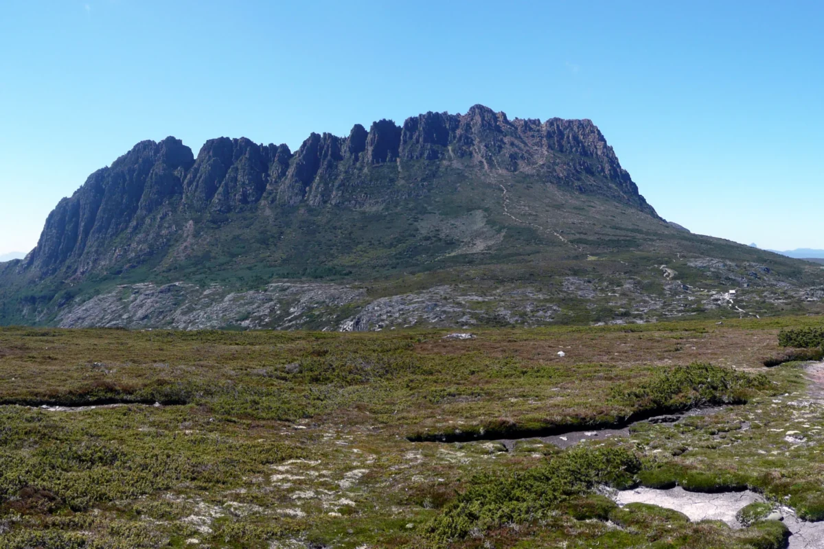 Scenic landscape of Overland Track (Day Section) in Australia
