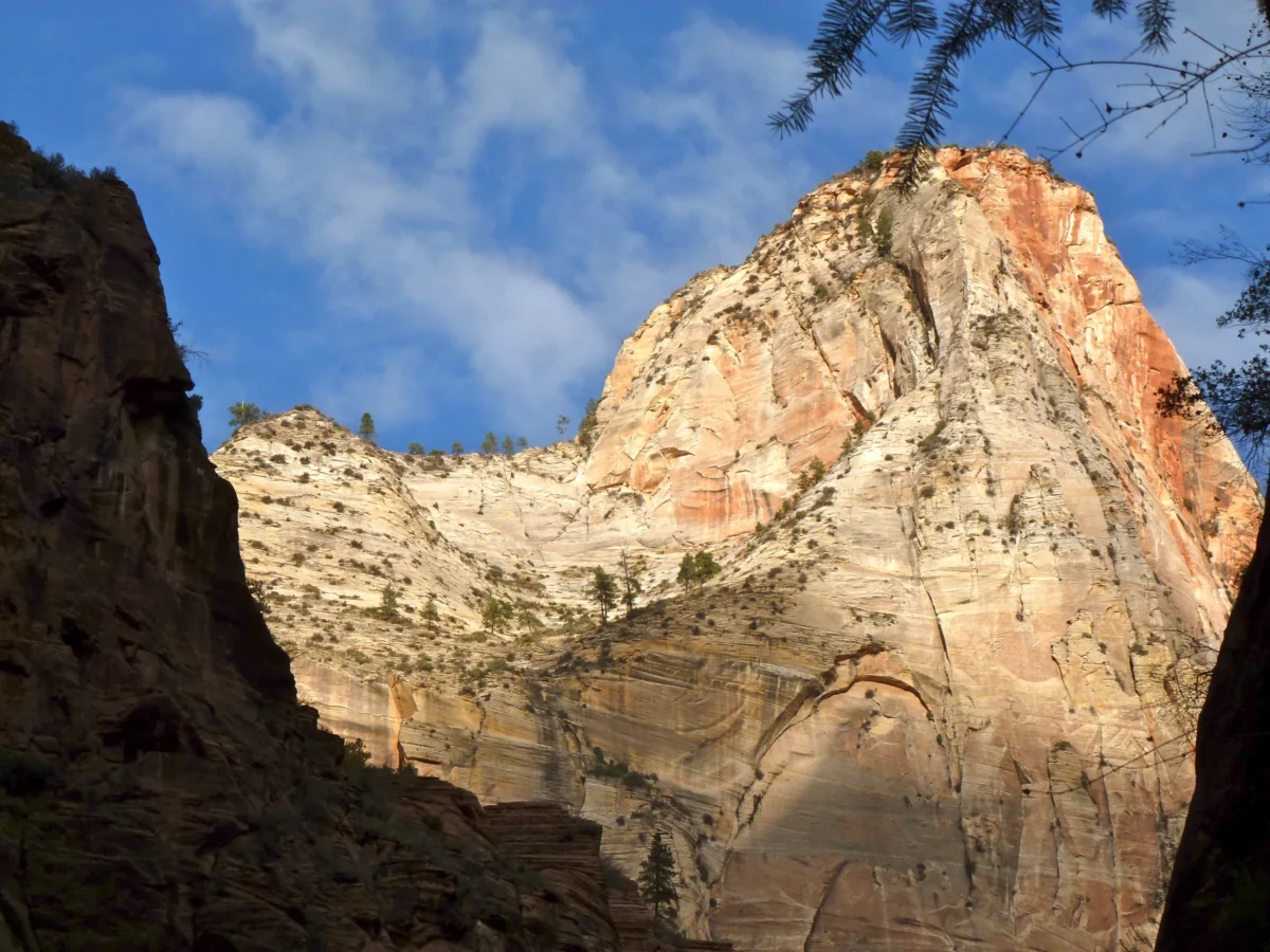 Scenic landscape of The Narrows in USA
