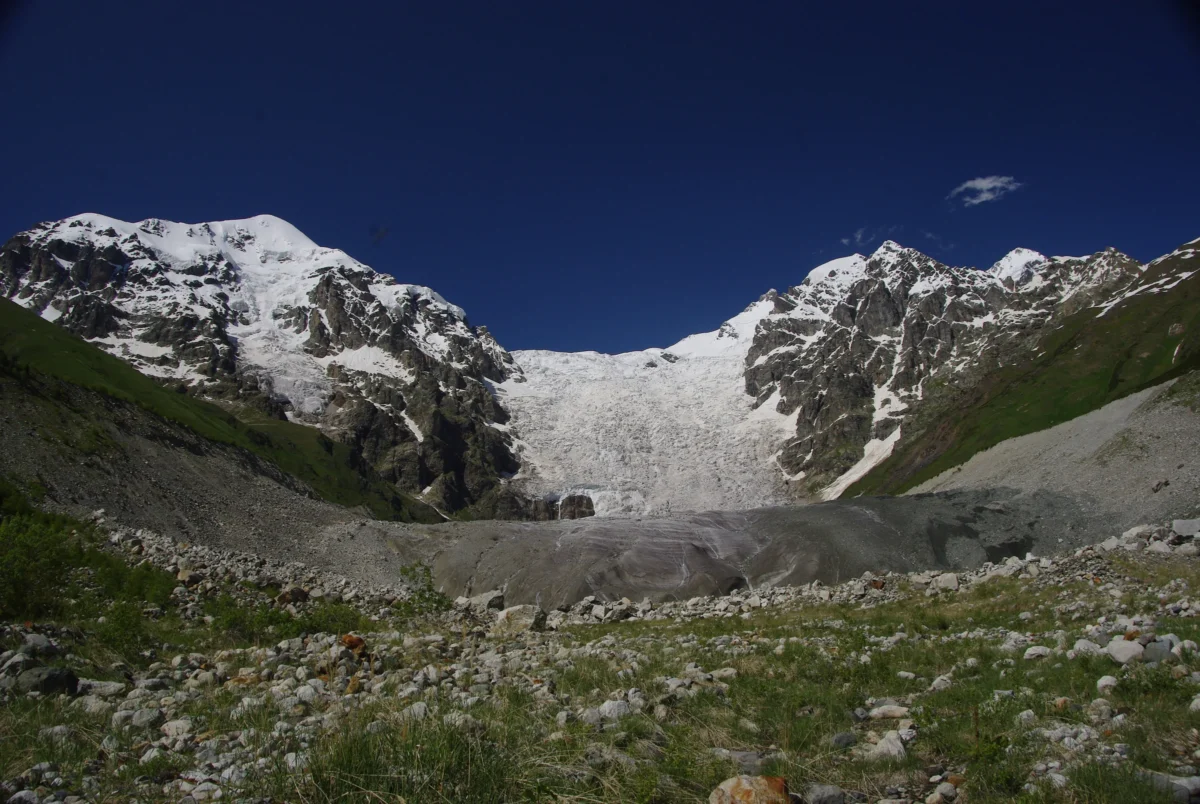 Scenic landscape of Transcaucasian Trail in Armenia, Georgia