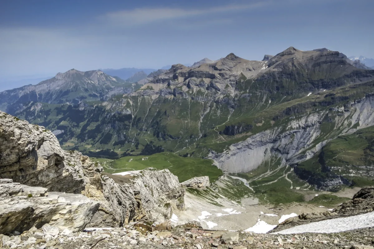 a path leading to the top of a mountain