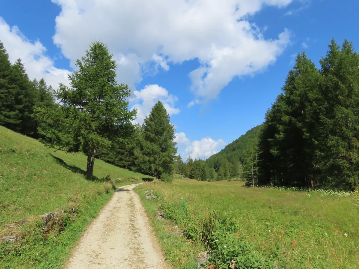 Scenic landscape of Via Alpina in Slovenia, Italy, Austria, Germany, Liechtenstein, Switzerland, France, Monaco
