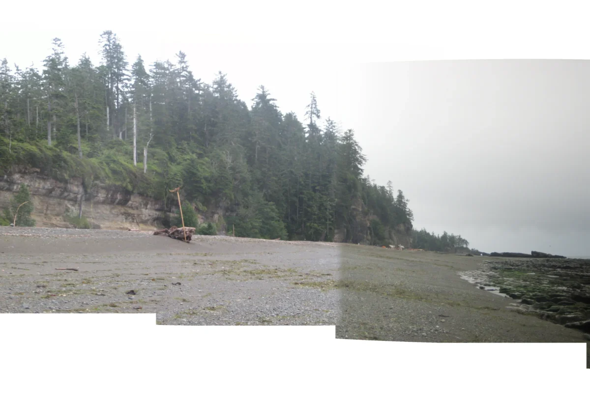 Scenic landscape of West Coast Trail in Canada