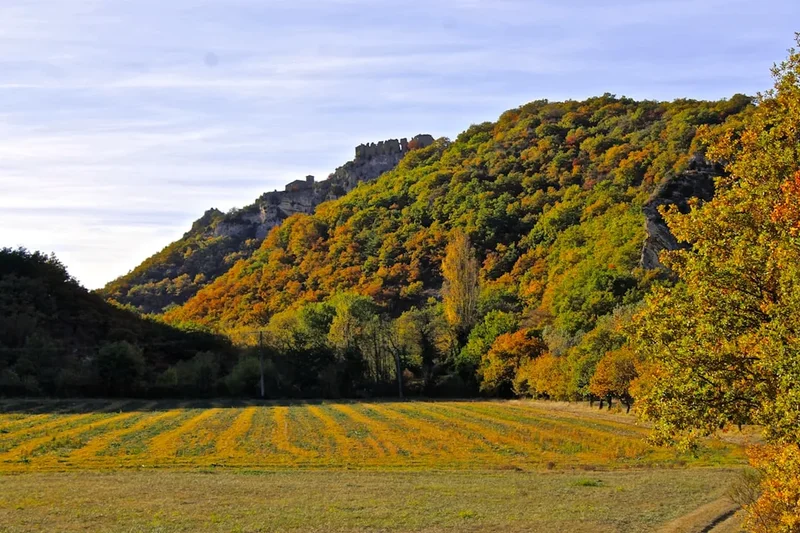Scenic landscape of Tour of Mont Thabor in France