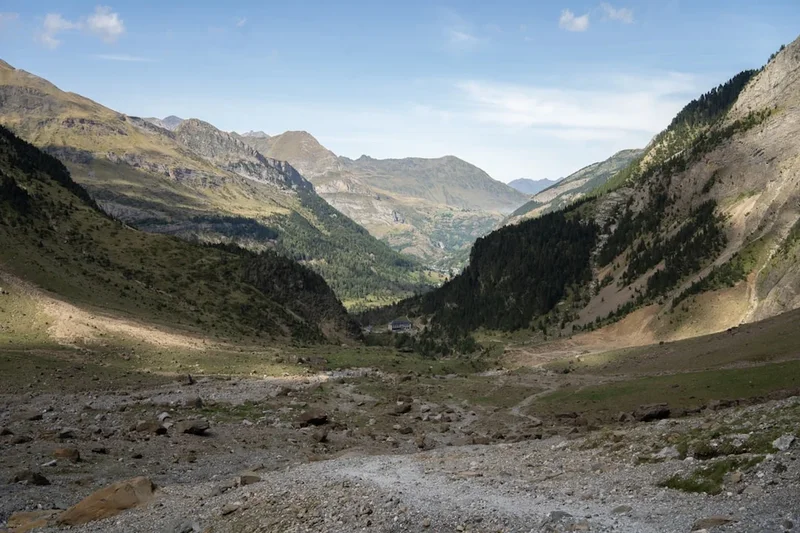 Scenic landscape of Via Alpina in Slovenia, Italy, Austria, Germany, Liechtenstein, Switzerland, France, Monaco