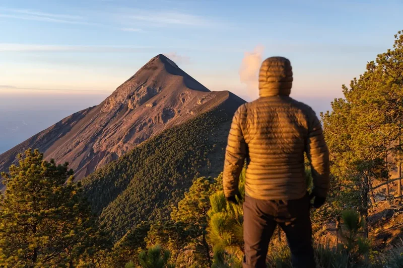 Mountain and nature scenery on the Acatenango Volcano Hike