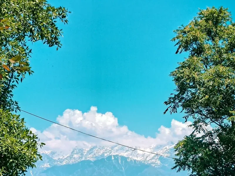 Mountain and nature scenery on the Amarnath Yatra