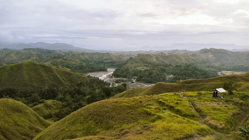 Forest and landscape view on the Banaue Rice Terraces Trek