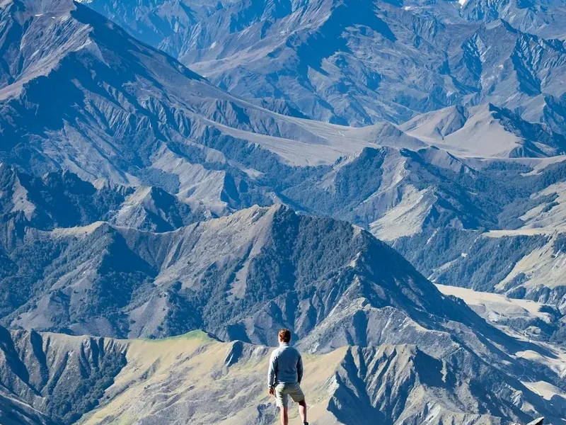 Mountain and nature scenery on the Ben Lomond Track