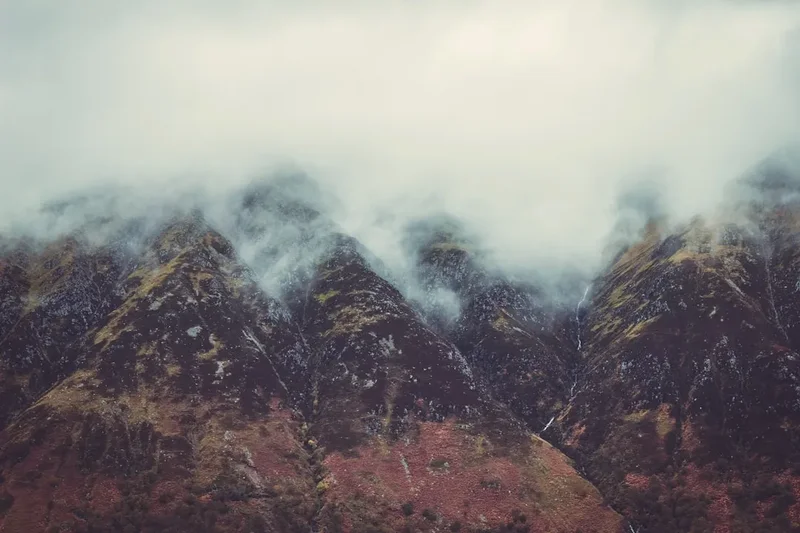 Mountain and nature scenery on the Ben Nevis Mountain Track