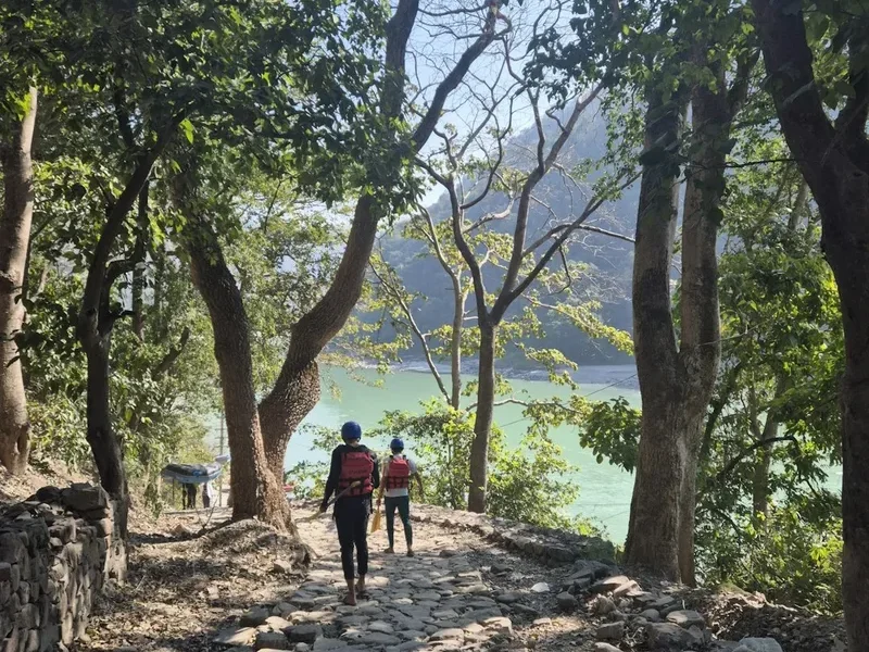 Hiking trail path on the Bhrigu Lake Trek