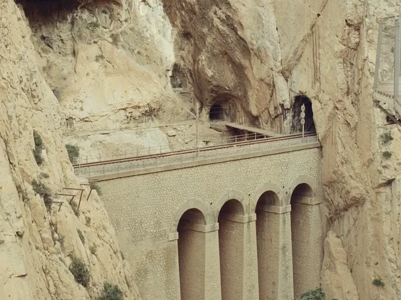 Mountain and nature scenery on the Caminito Del Rey
