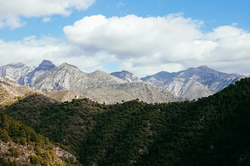 Mountain and nature scenery on the Camino De San Salvador