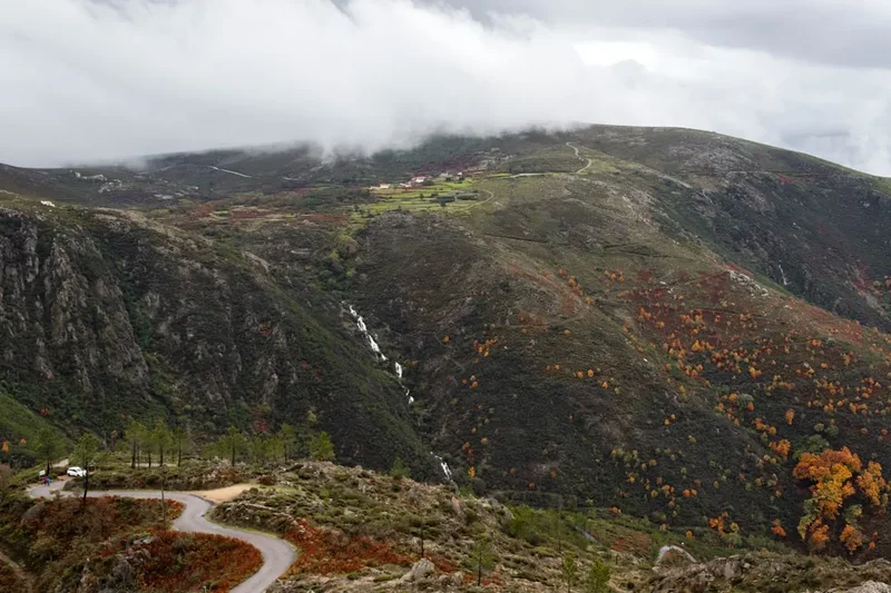Mountain and nature scenery on the Camino Portuguese