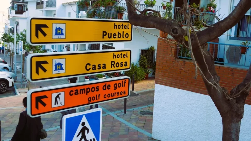 Hiking trail path on the Caminos De Ronda