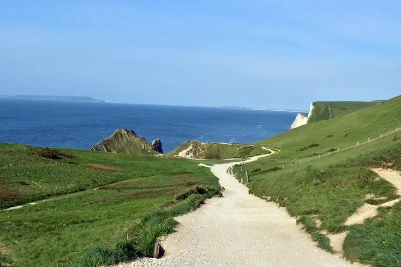 Hiking trail path on the Coast To Coast Walk