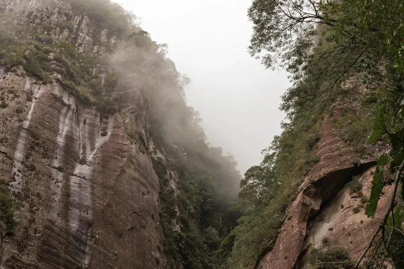 Forest and landscape view on the Formiga Waterfall Trail
